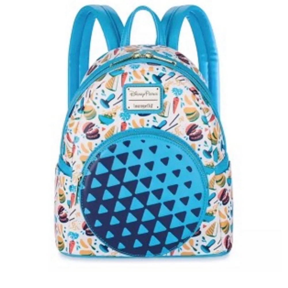 Loungefly Disney Blue and White Backpack